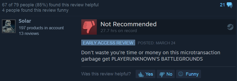 Illustration for article titled Fans Won't Stop Playing One Of Steam's Most Popular Games, Even Though They Claim To Hate It